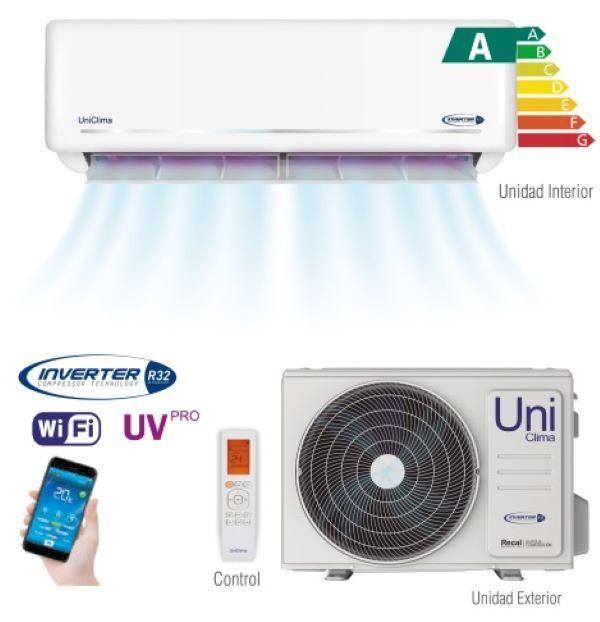Aire acondicionado INVERTER UNICLIMA/GREE 18.000bt-3