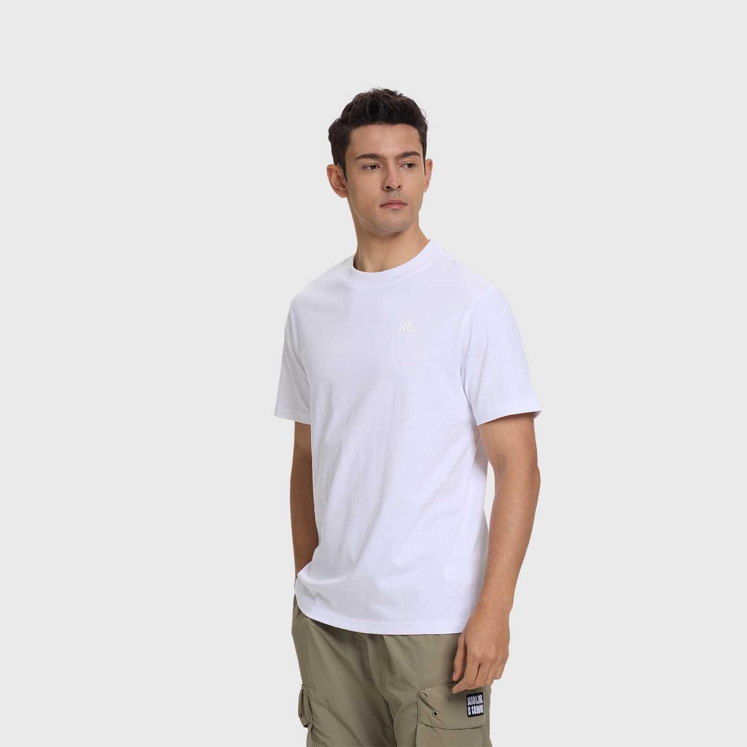 Polera Hombre Long Fit Básica Blanco Fsp Fashion's Park-1