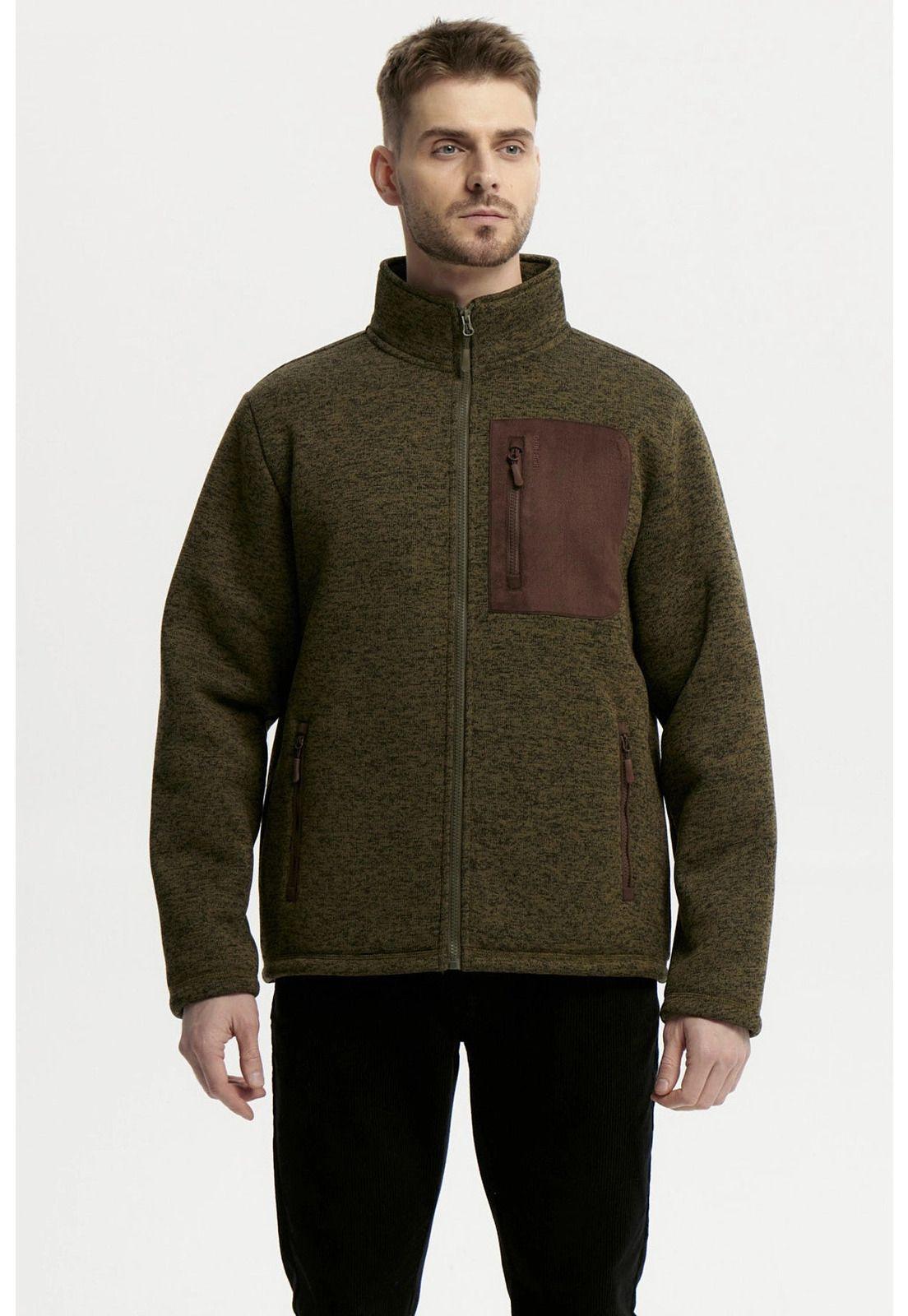 Polar Hombre Slim Cuello Con Cierre Verde-0