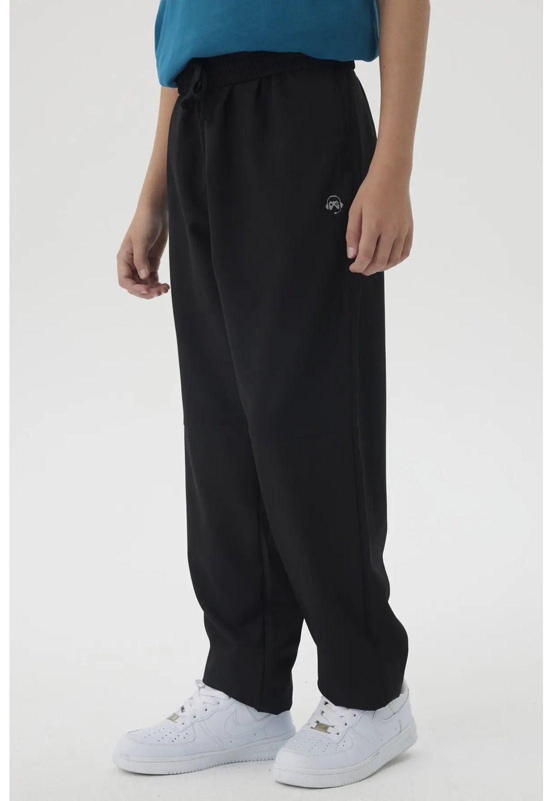 Pantalón Niño Jogger Deportivo Negro-1