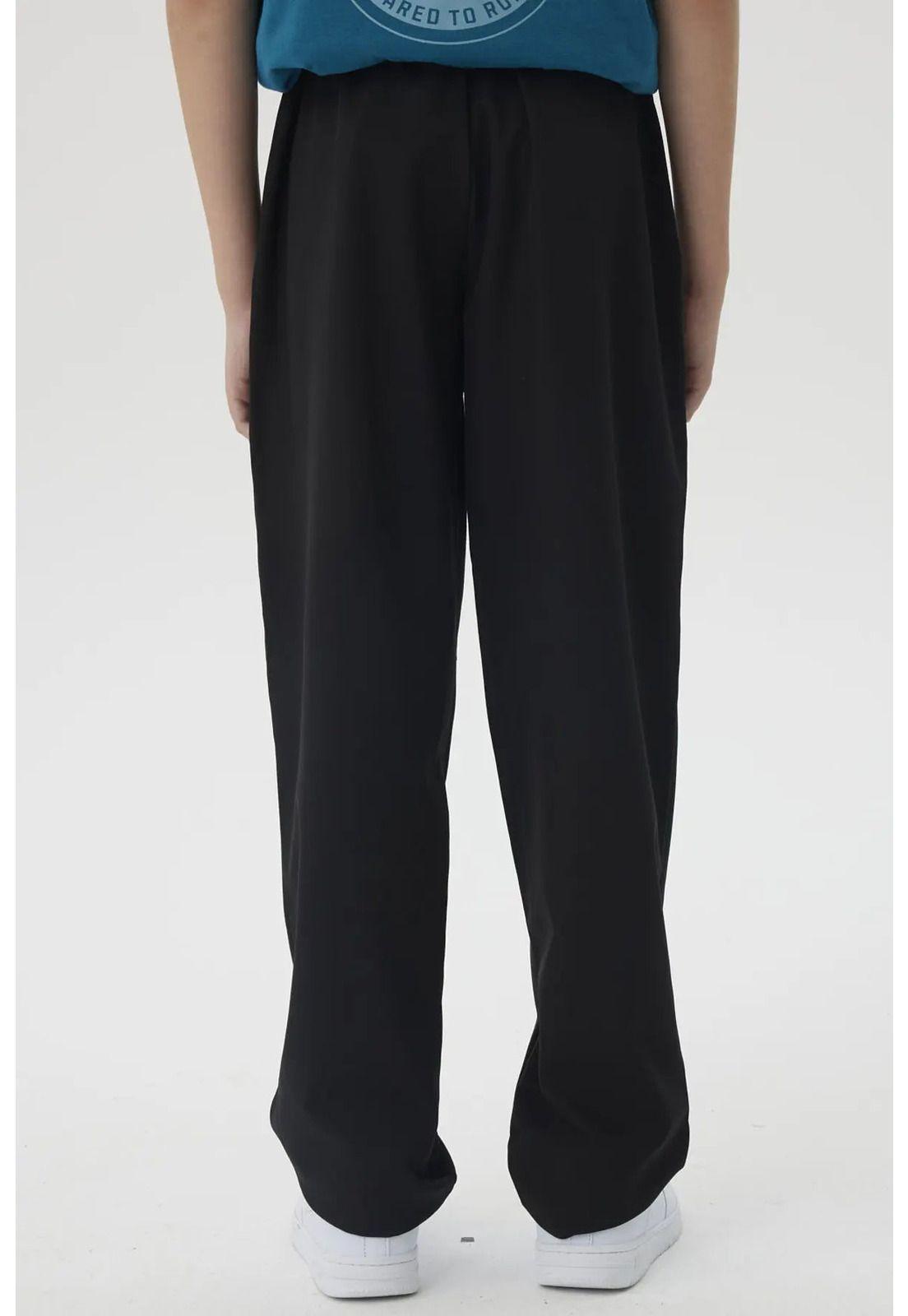 Pantalón Niño Jogger Deportivo Negro-2