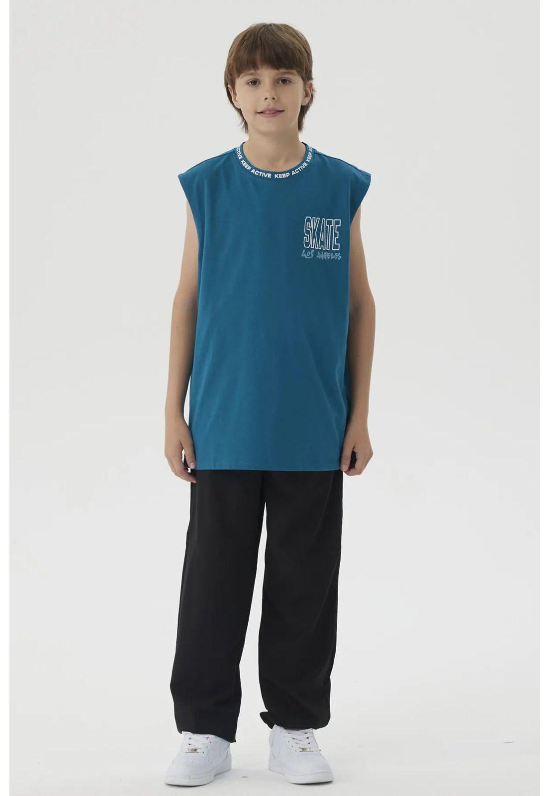 Pantalón Niño Jogger Deportivo Negro-3