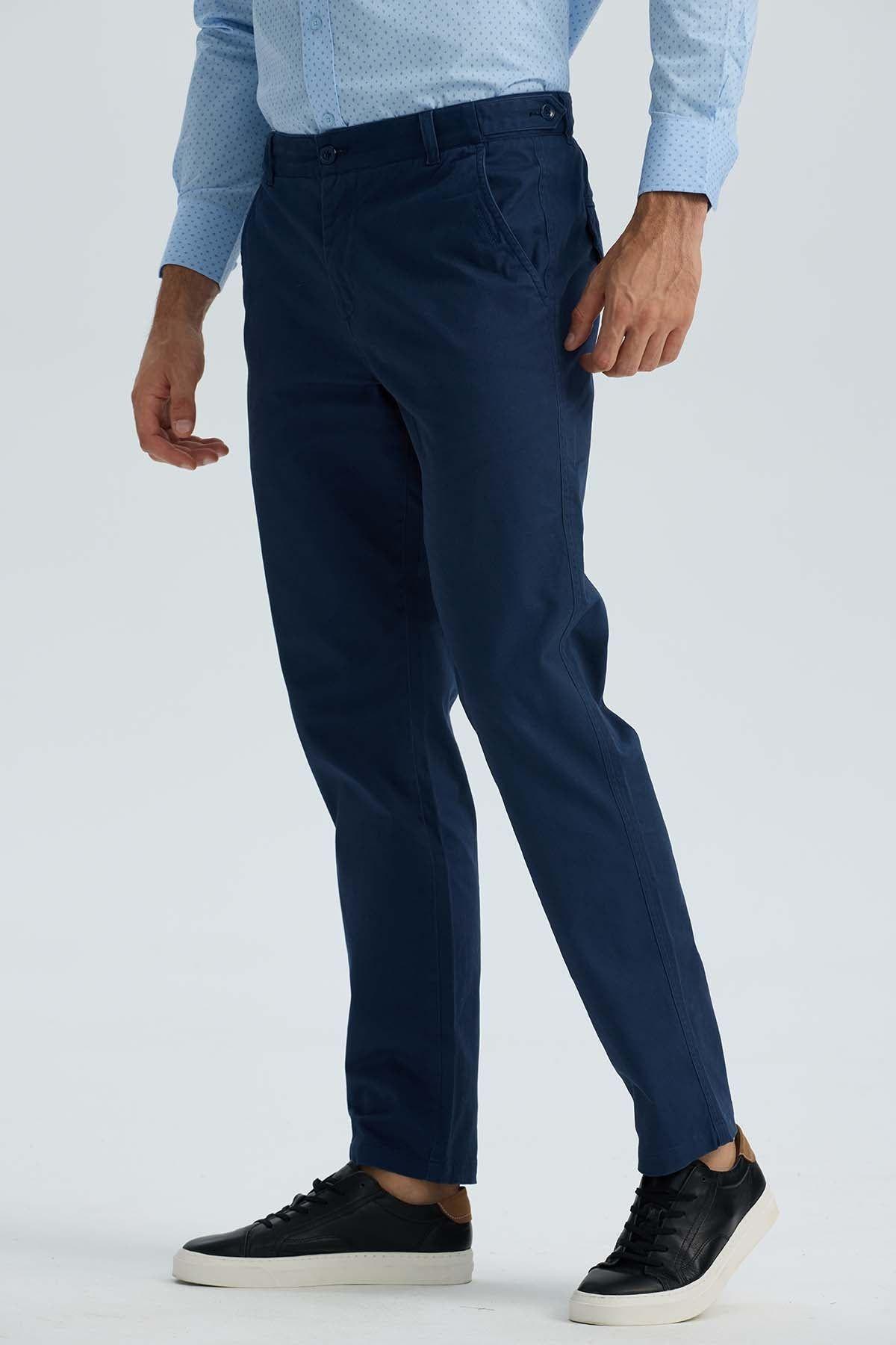 Pantalón Hombre Sastrero Azul Marino-1