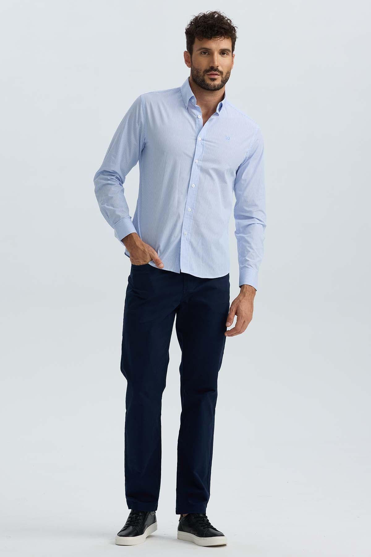Pantalón Hombre Sastrero Azul Marino-3