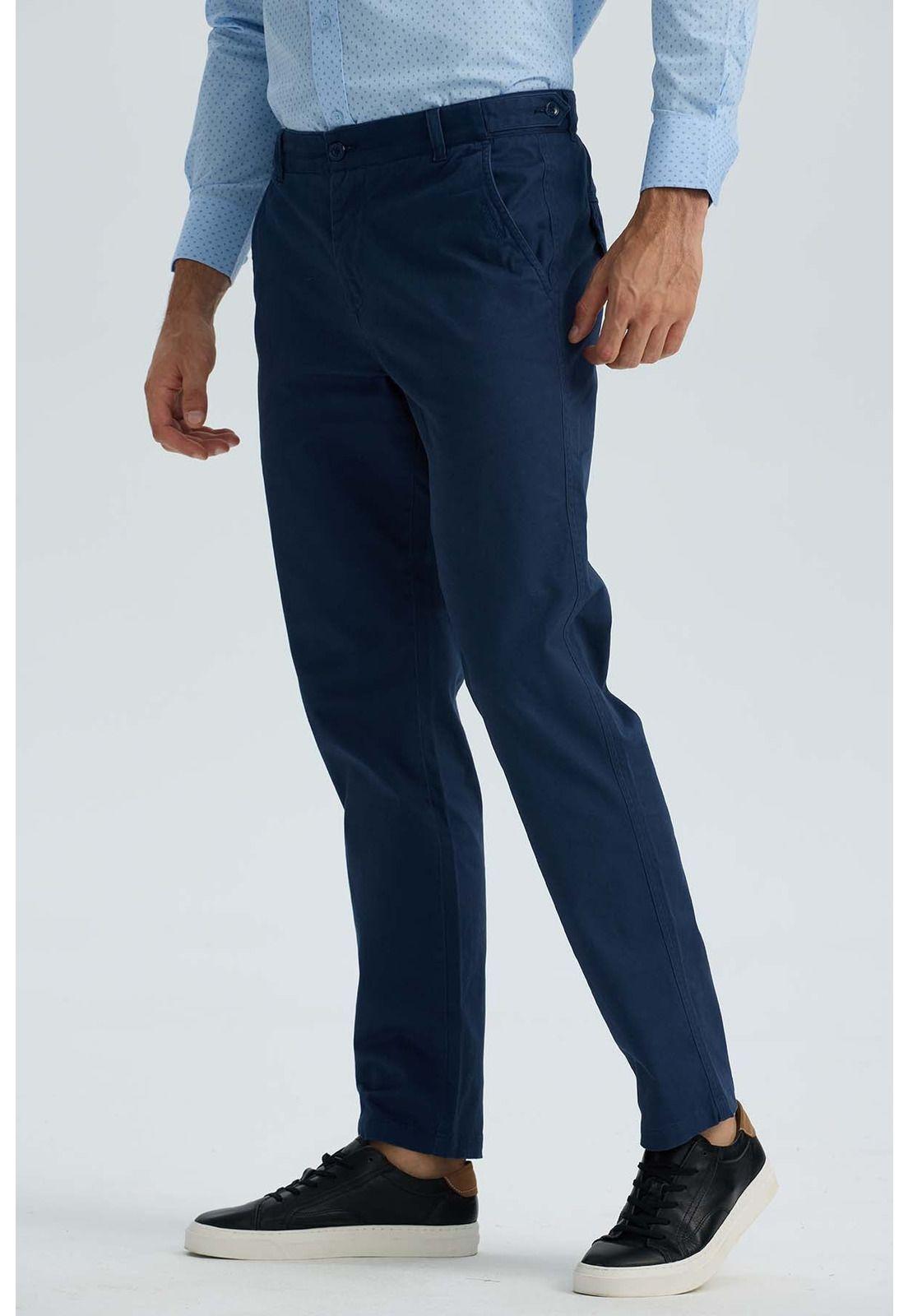 Pantalón Hombre Sastrero Azul Marino-1