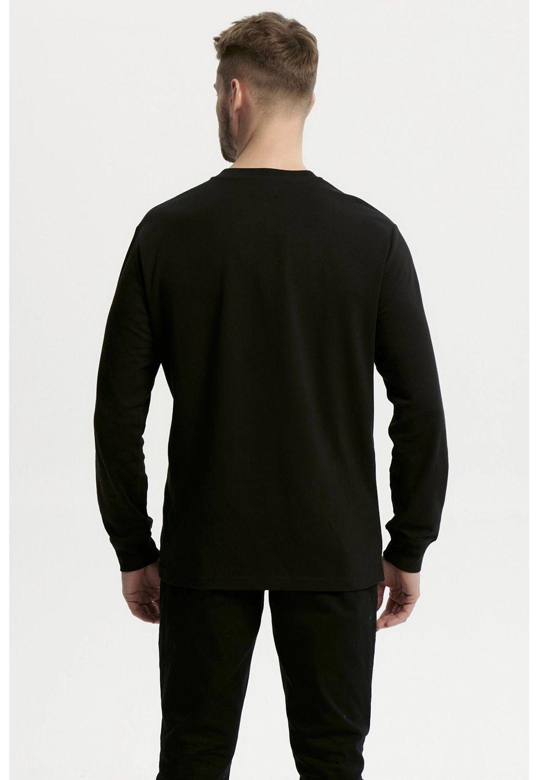 Polera Hombre Slim Negro - XlV-2