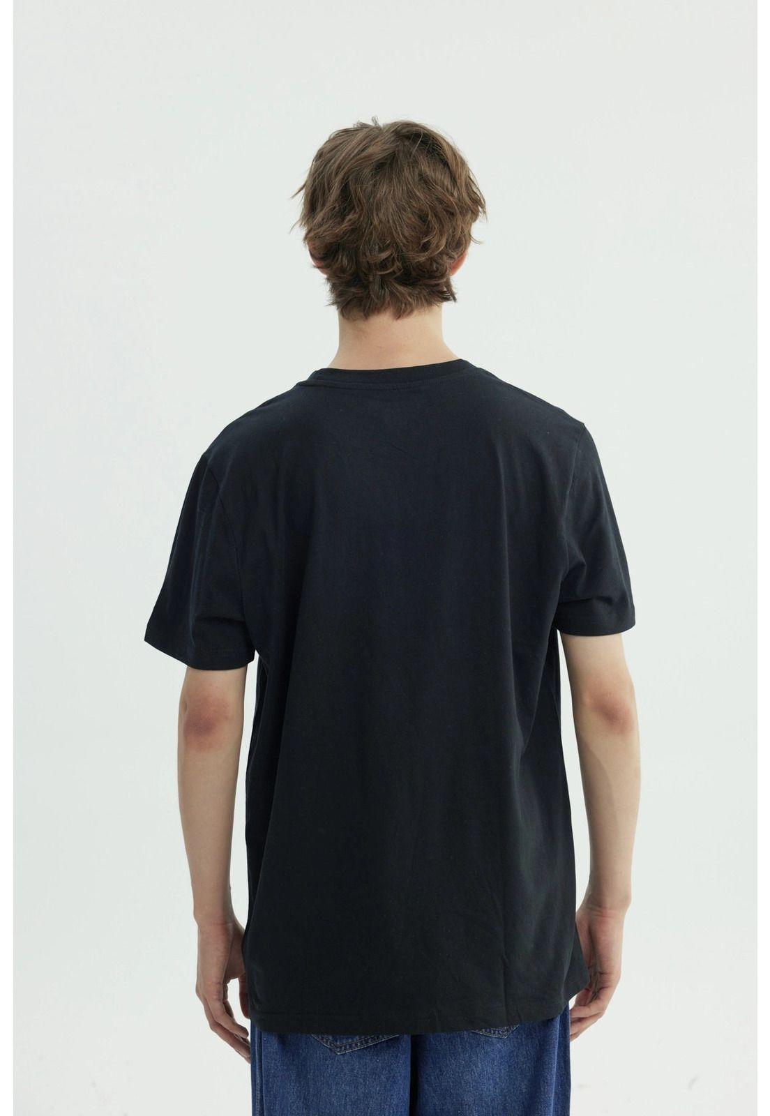 Polera Hombre Regular Negro - Vll-2
