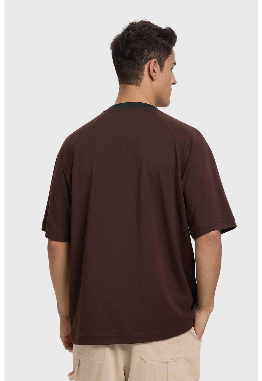 Polera Hombre Futbol Chocolate-2