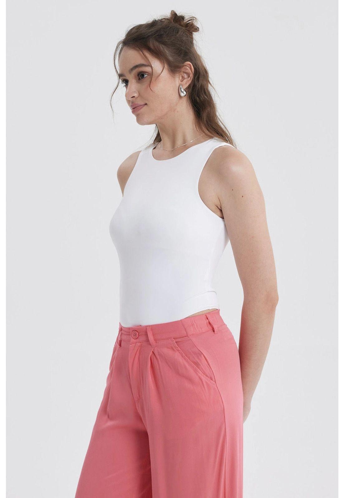 Polera Mujer Body Basic Blanco-1