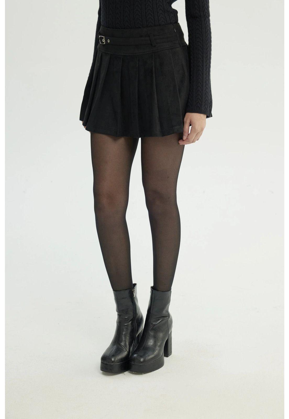 Falda Mujer Juvenil Negro - lll-1