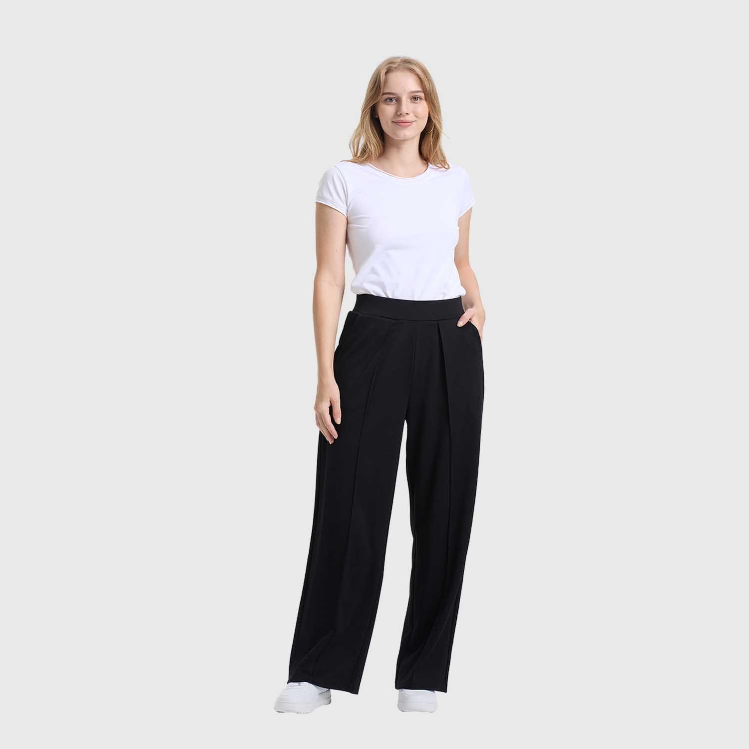 Pantalón Mujer Sastrero Pretina Negro Fashion's Park-3