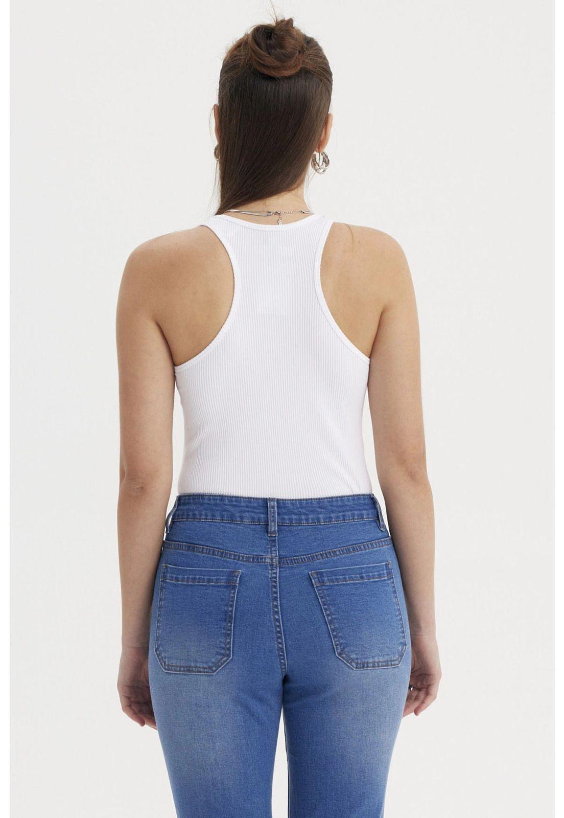 Peto Mujer Musculosa Blanco-2