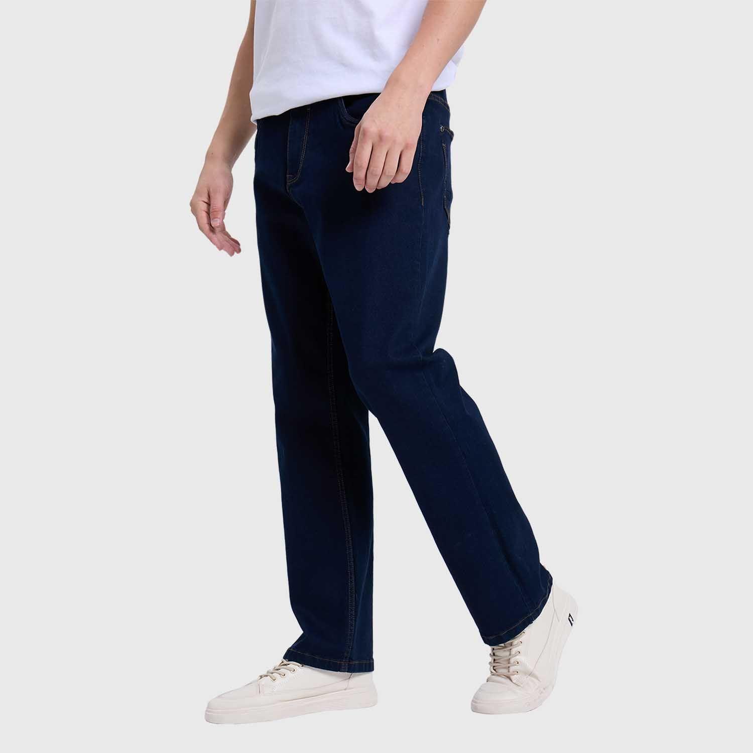 Jeans Hombre Straight 605 Azul-1