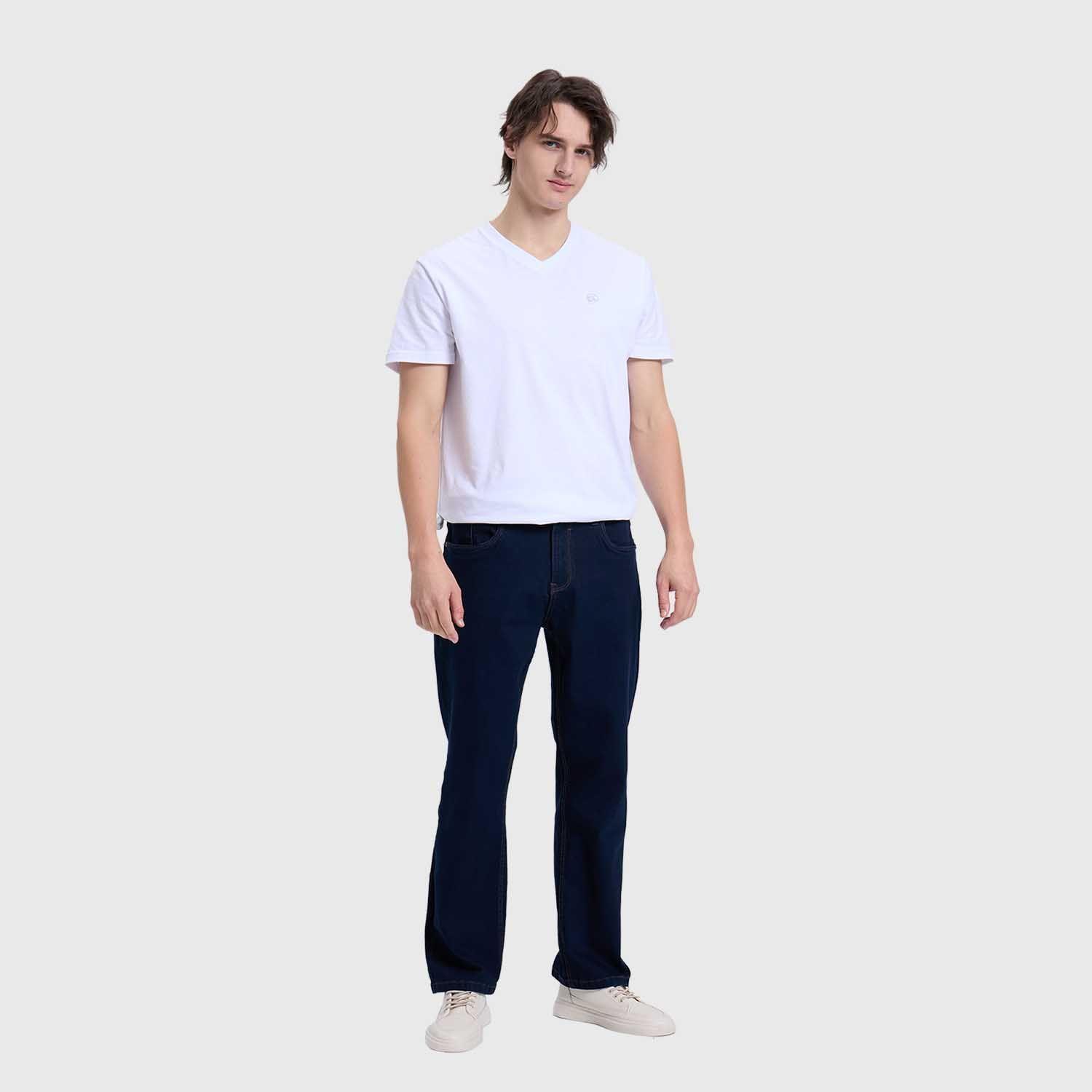 Jeans Hombre Straight 605 Azul-3