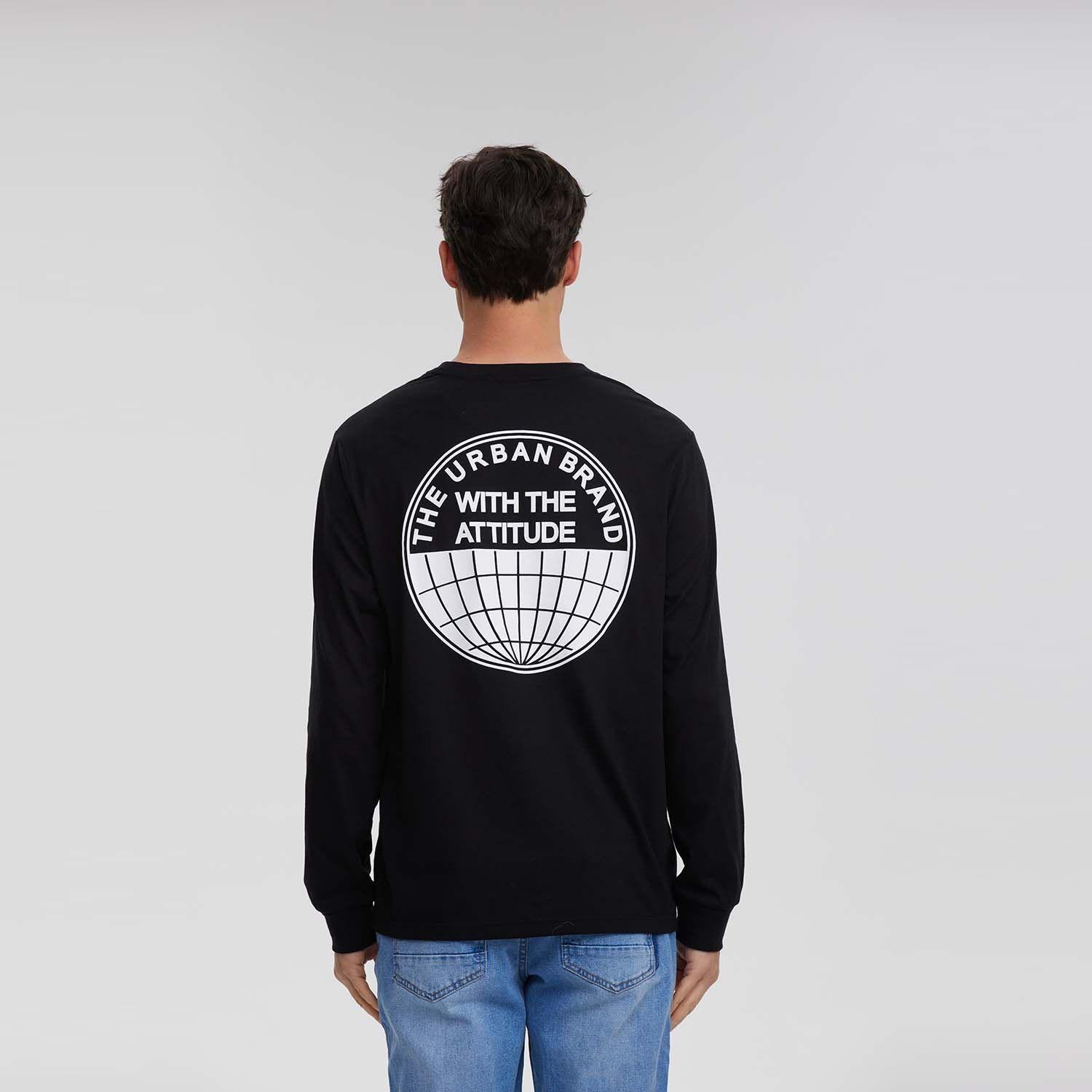 Polera Hombre Printed Juvenil Negro Fashion´s Park-2