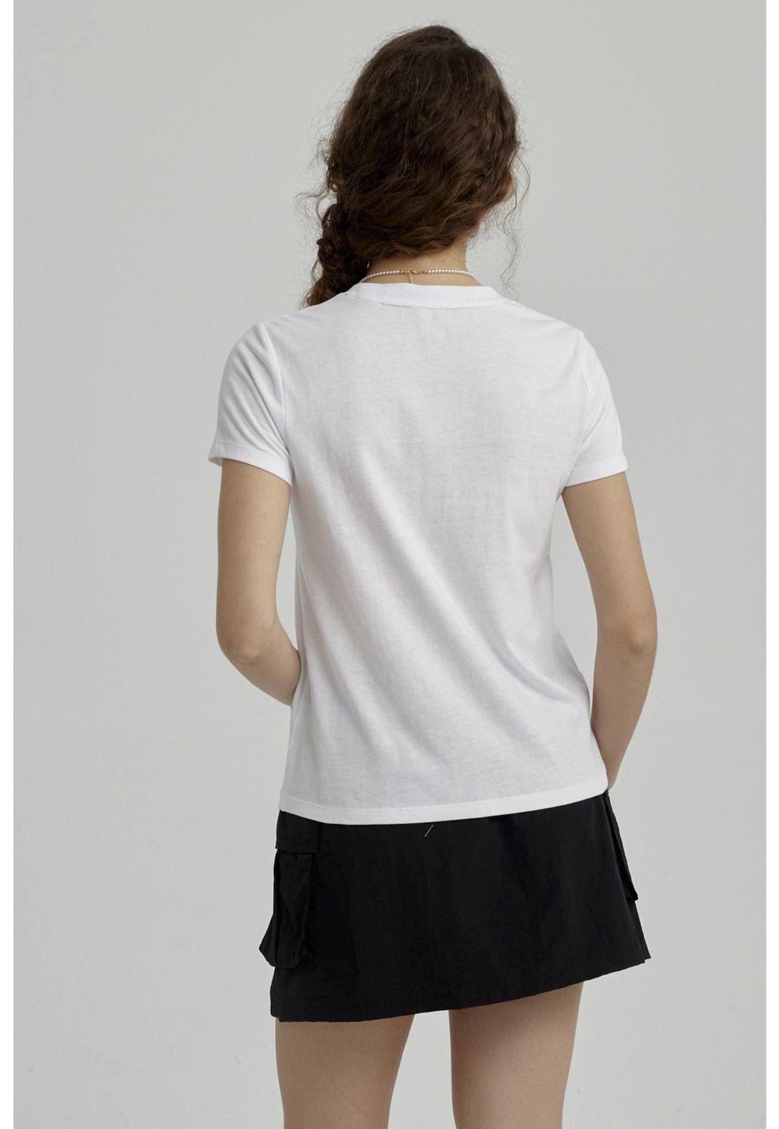 Polera Niña Básica Estampada Blanco - lll-2
