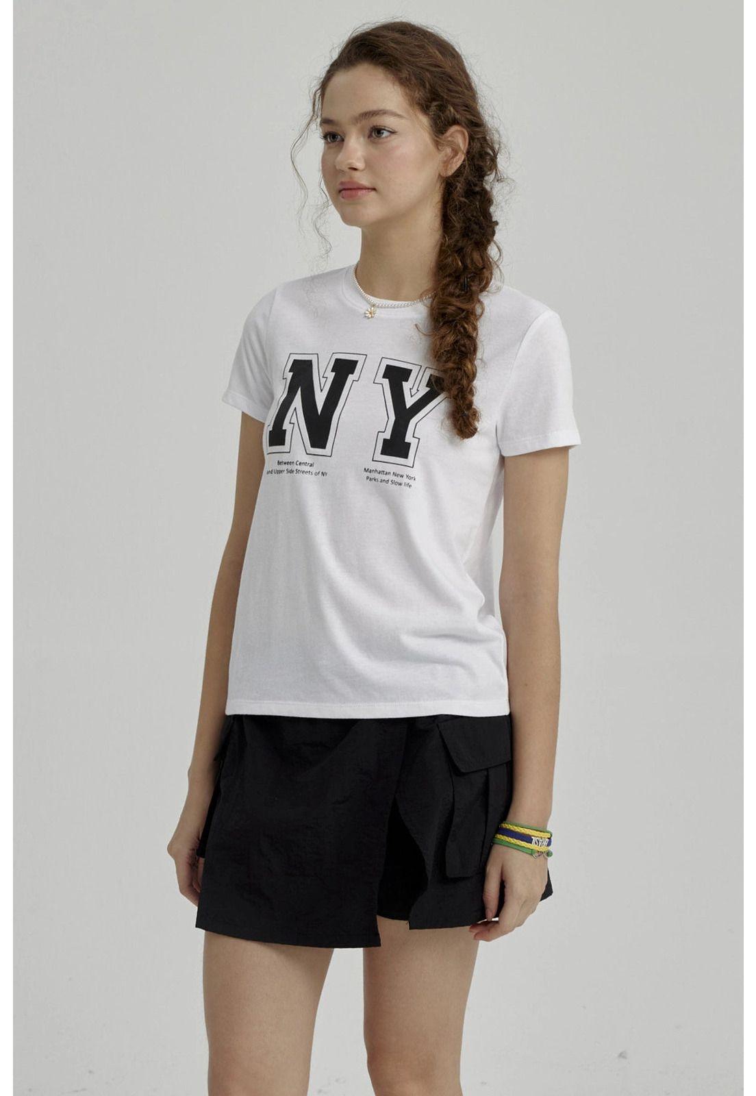Polera Niña Básica Estampada Blanco - lll-3