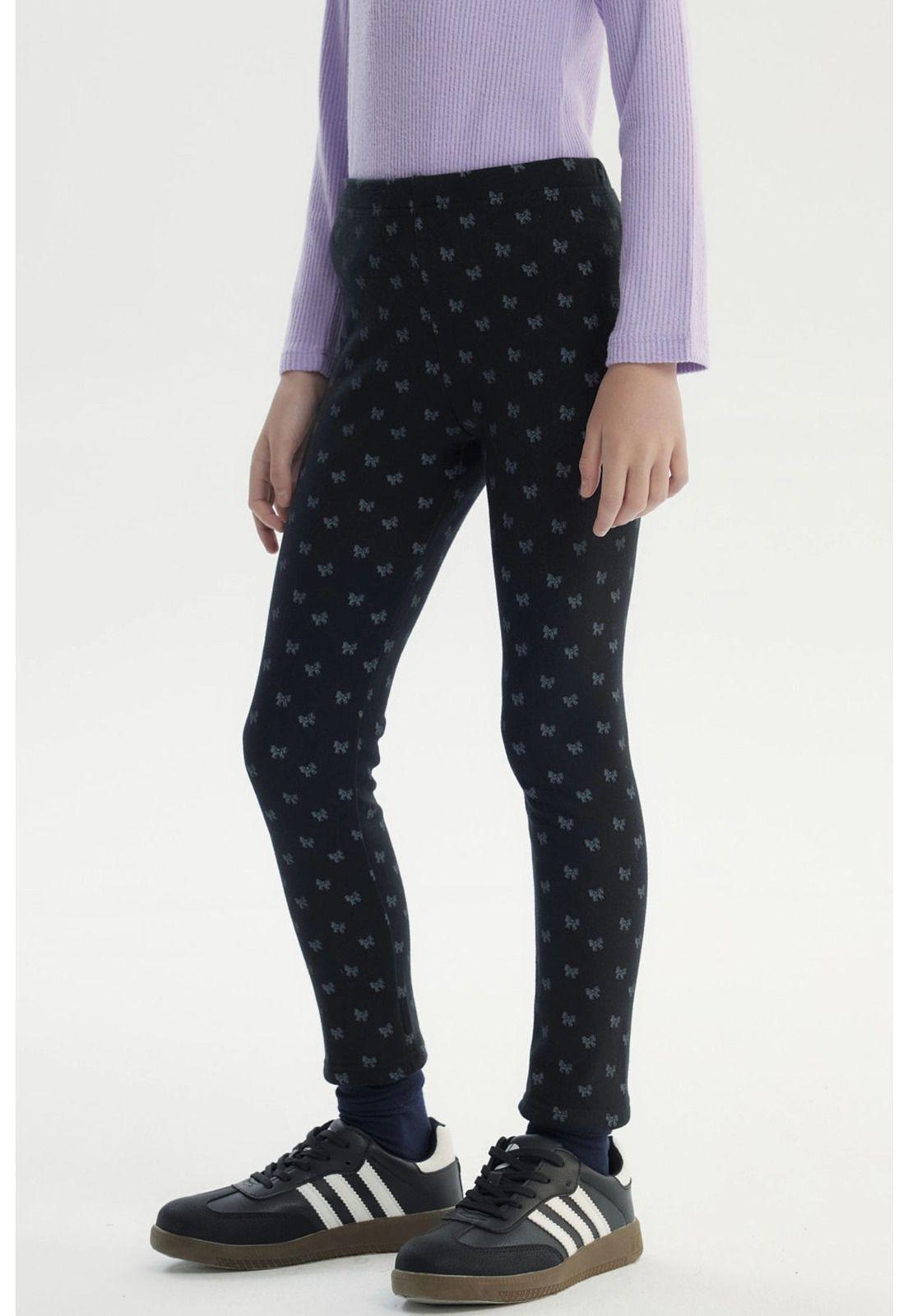 Calza Niña Slim Negro-1