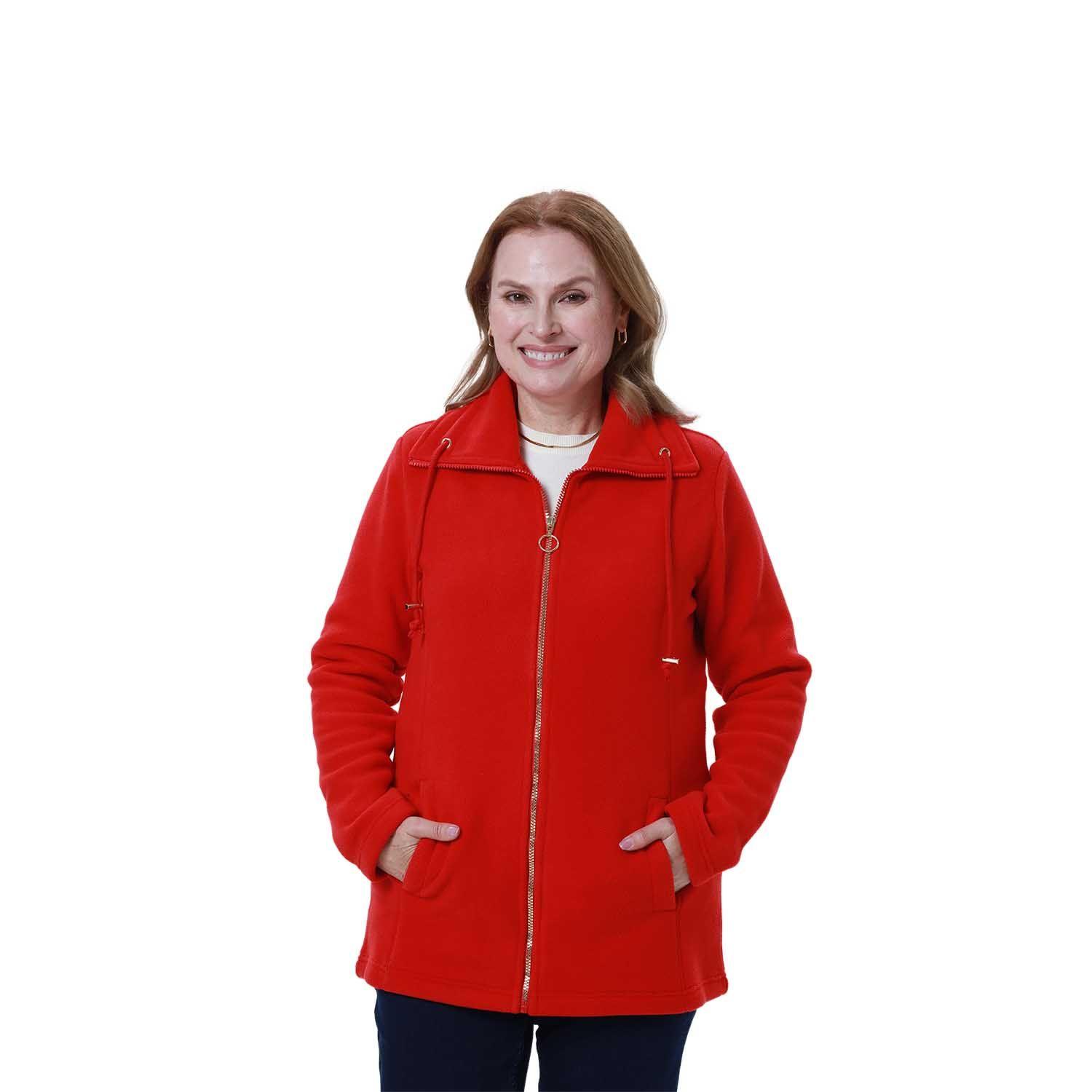 Polar Mujer Básico Rojo-0