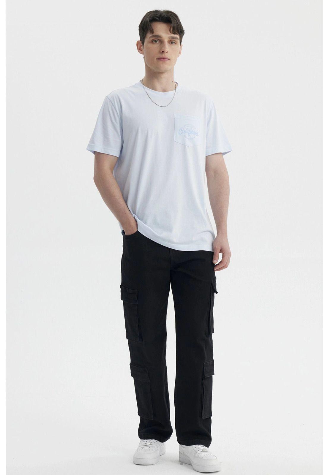 Jeans Hombre Doble Cargo Negro- ll-3