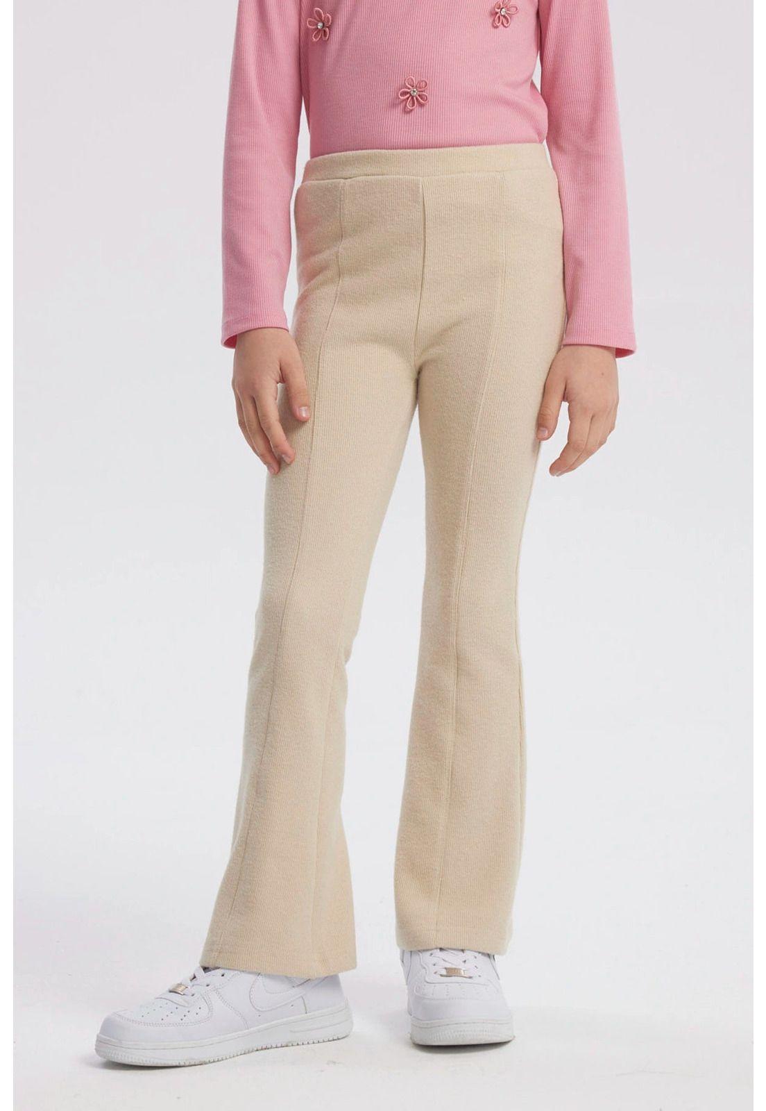 Calza Niña Flare Beige-0