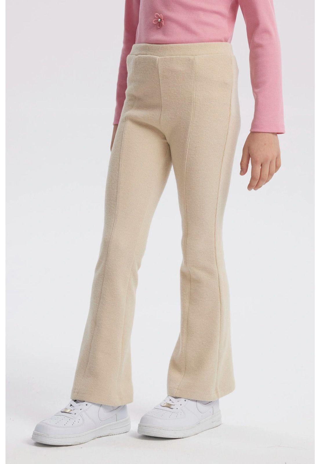 Calza Niña Flare Beige-1