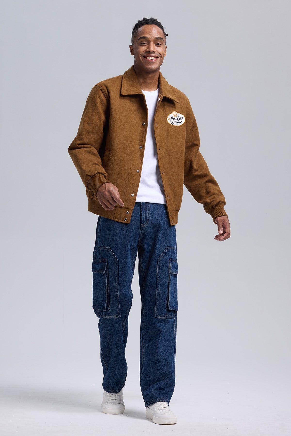 Chaqueta Hombre Coach Camel-3