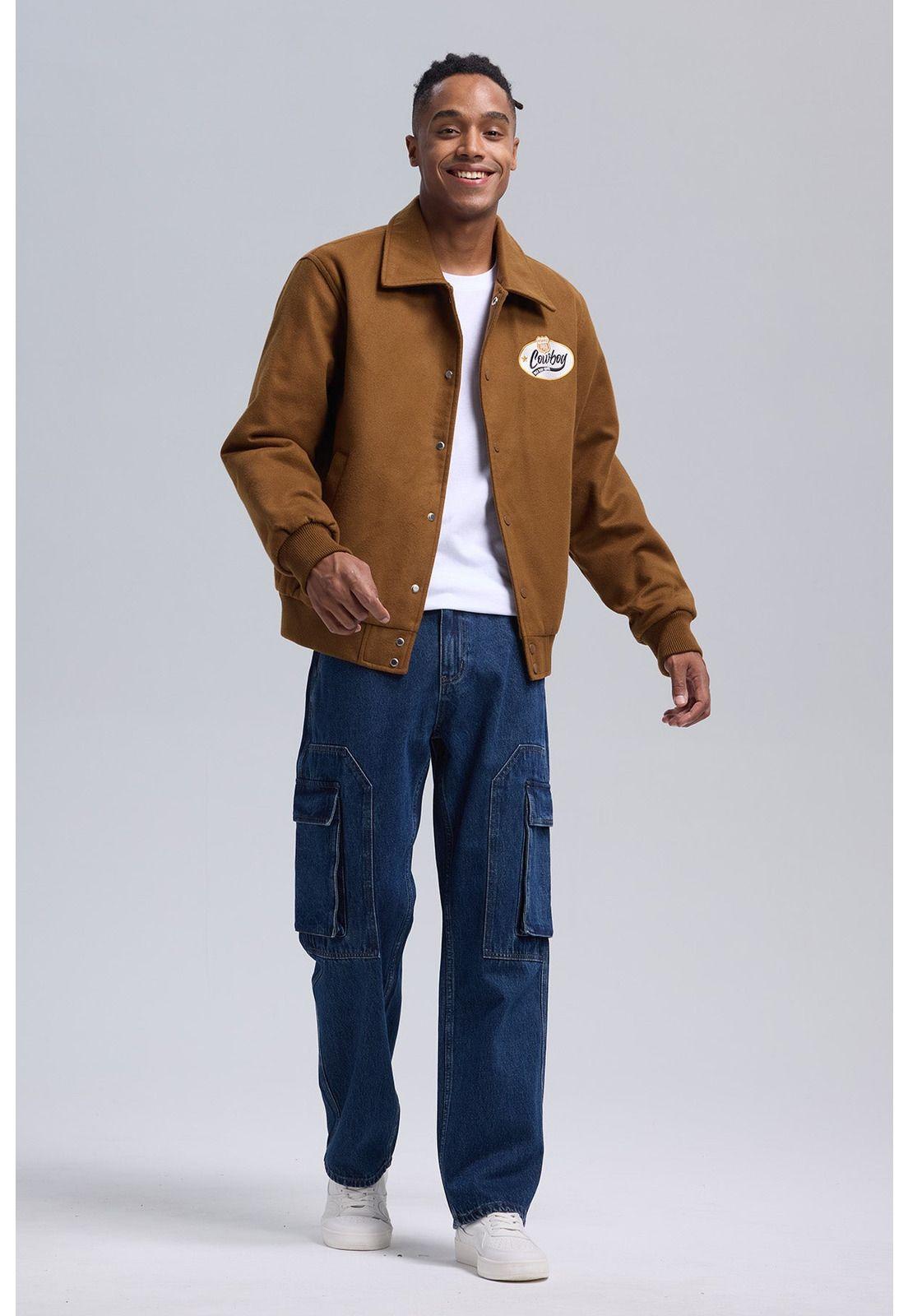 Chaqueta Hombre Coach Camel-3