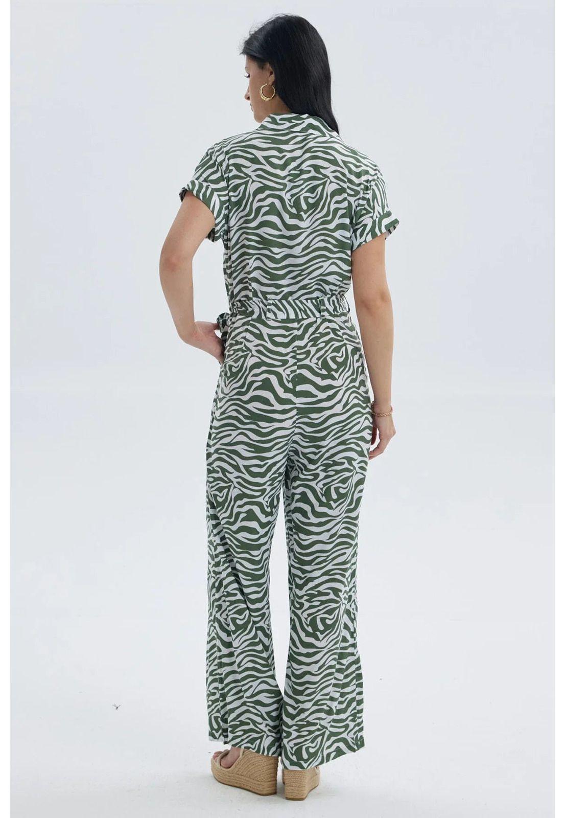 Enteritos Mujer Largo Blanco/ Verde-3