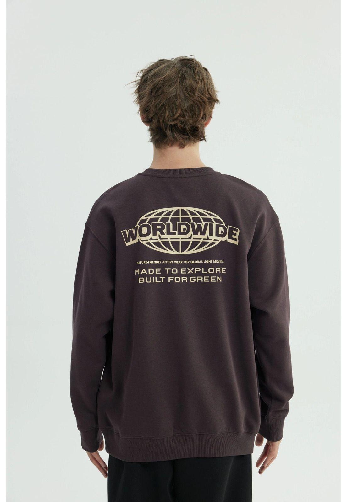 Polerón Hombre Oversize Burdeo - lV-2