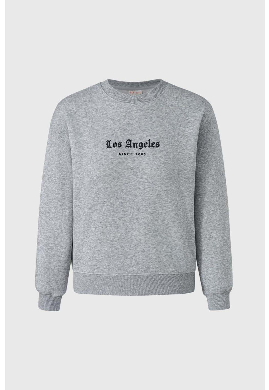 Polerón Niña Básico Gris - ll-0