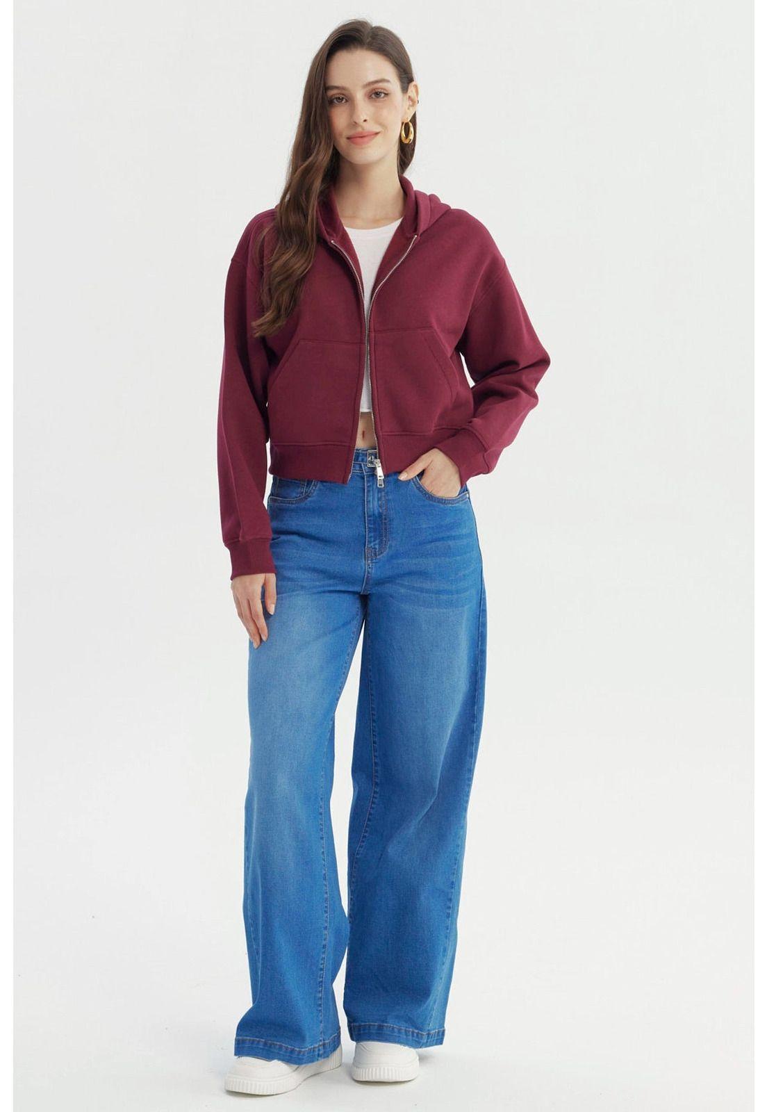 Polerón Mujer Classic Burdeo - lll-3