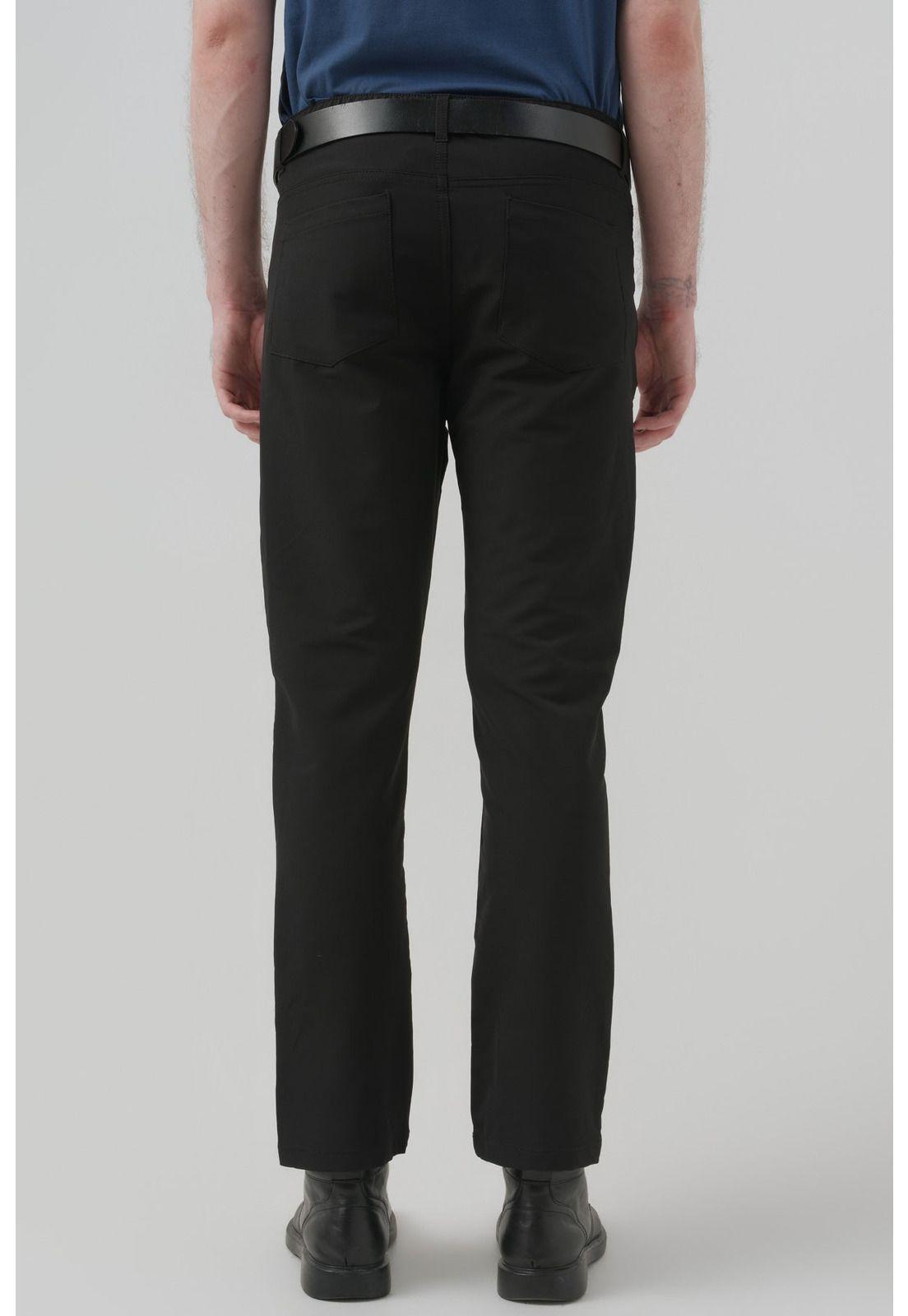 Pantalón Hombre Calce Recto Negro - Xl-2