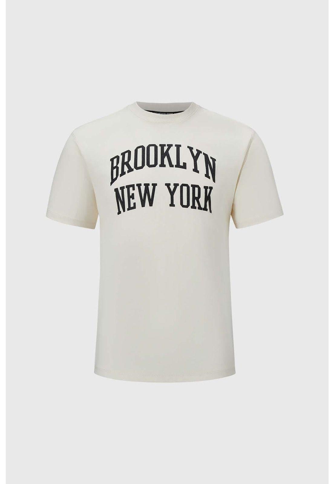 Polera Niño College Oversize Blanco-0