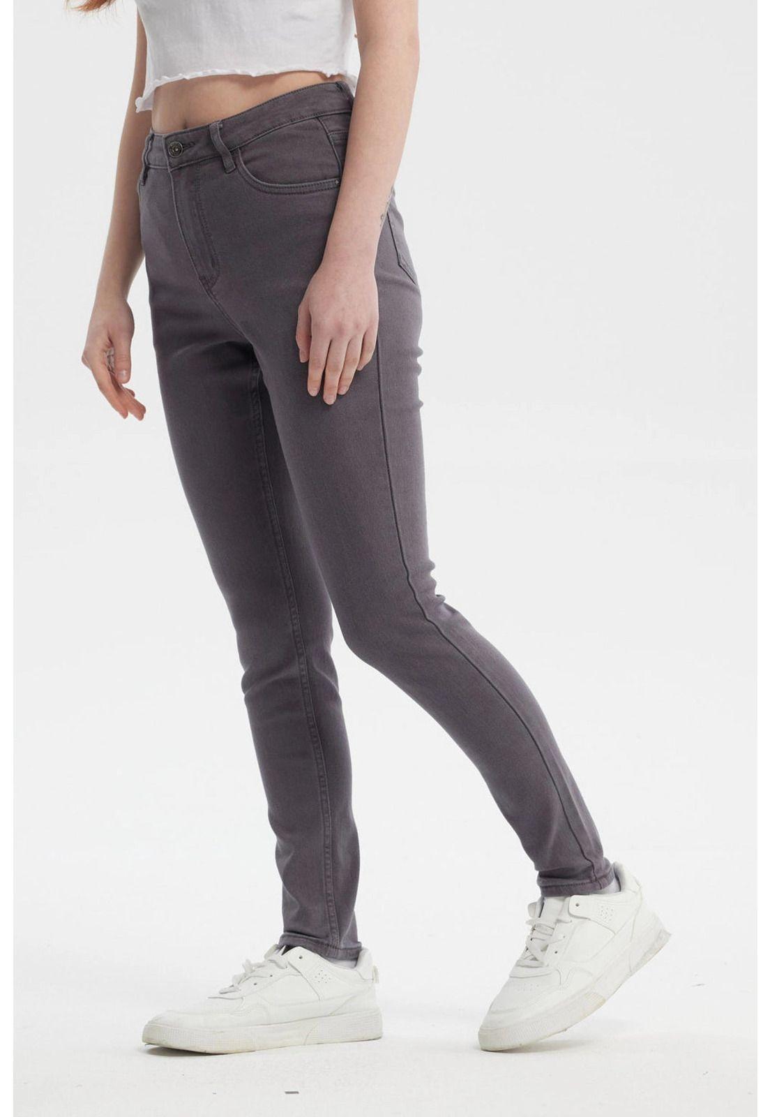 Jeans Mujer Super Skinny Emilia Gris - lll-1
