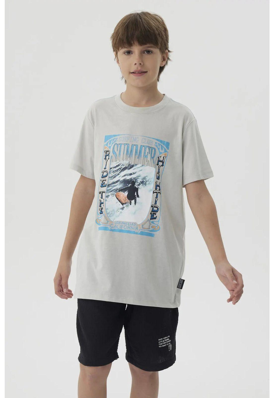 Polera Niño Print Posicional Gris-0