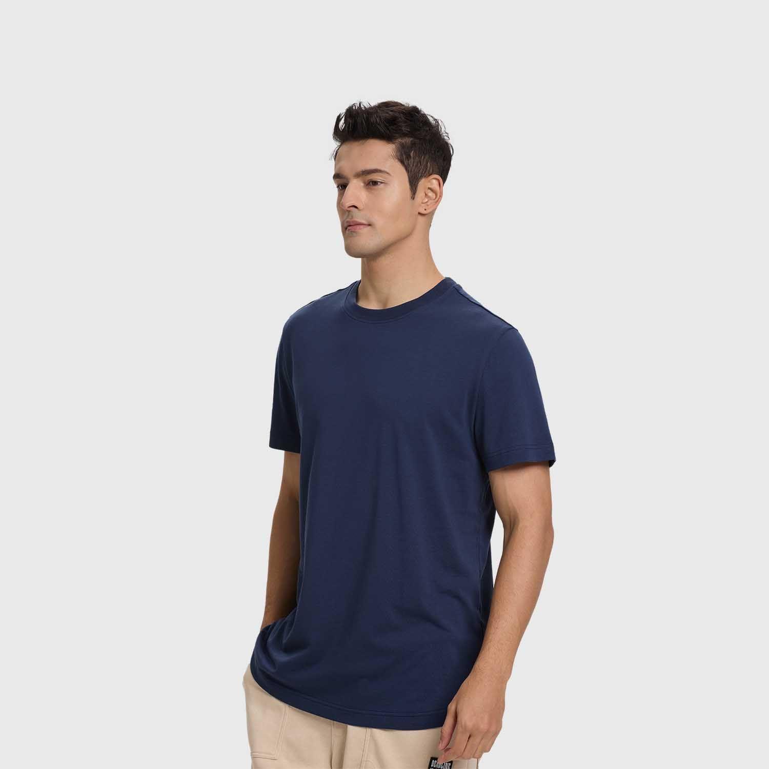 Polera Hombre Loose Fit Azul Indigo Fashion's Park-1