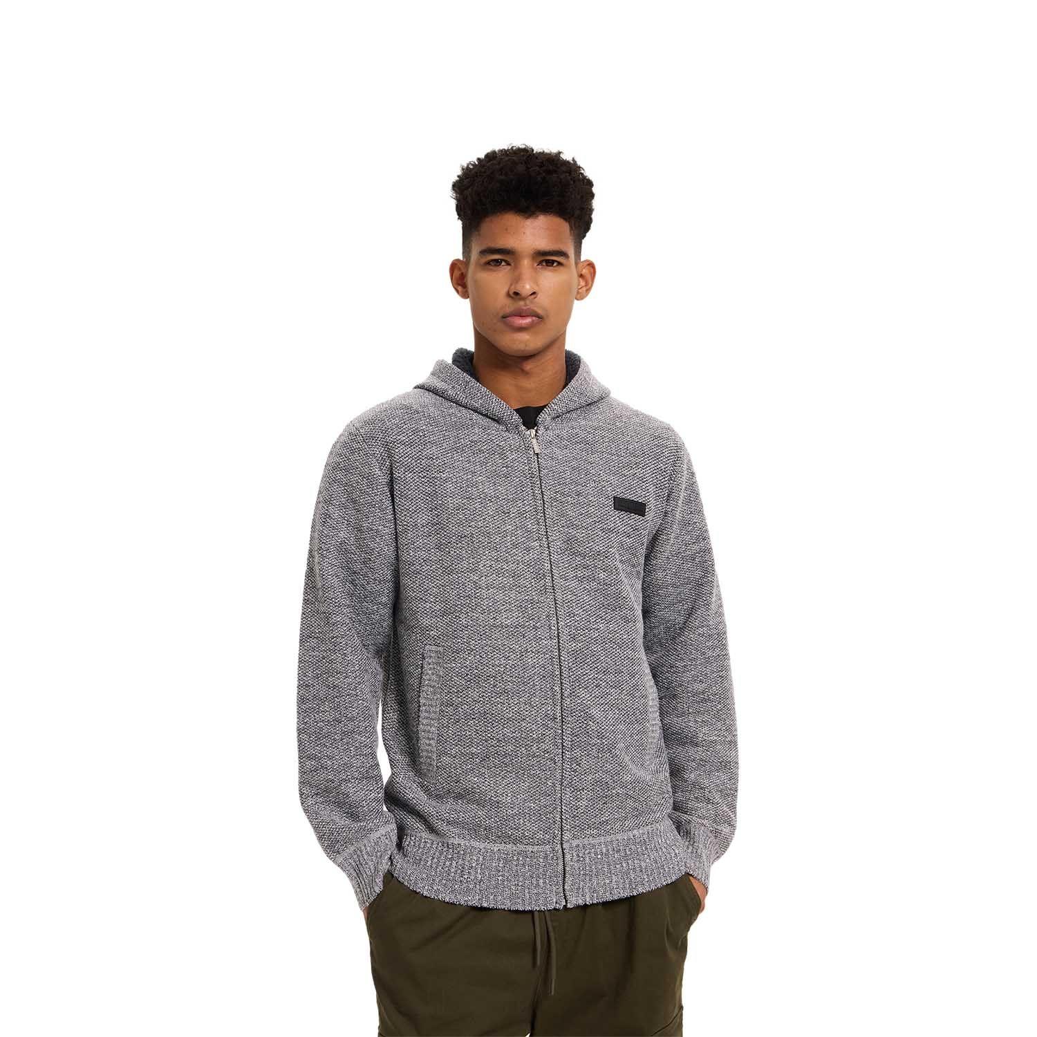 Sweater Hombre Hoodie Gris Fashion's Park-0