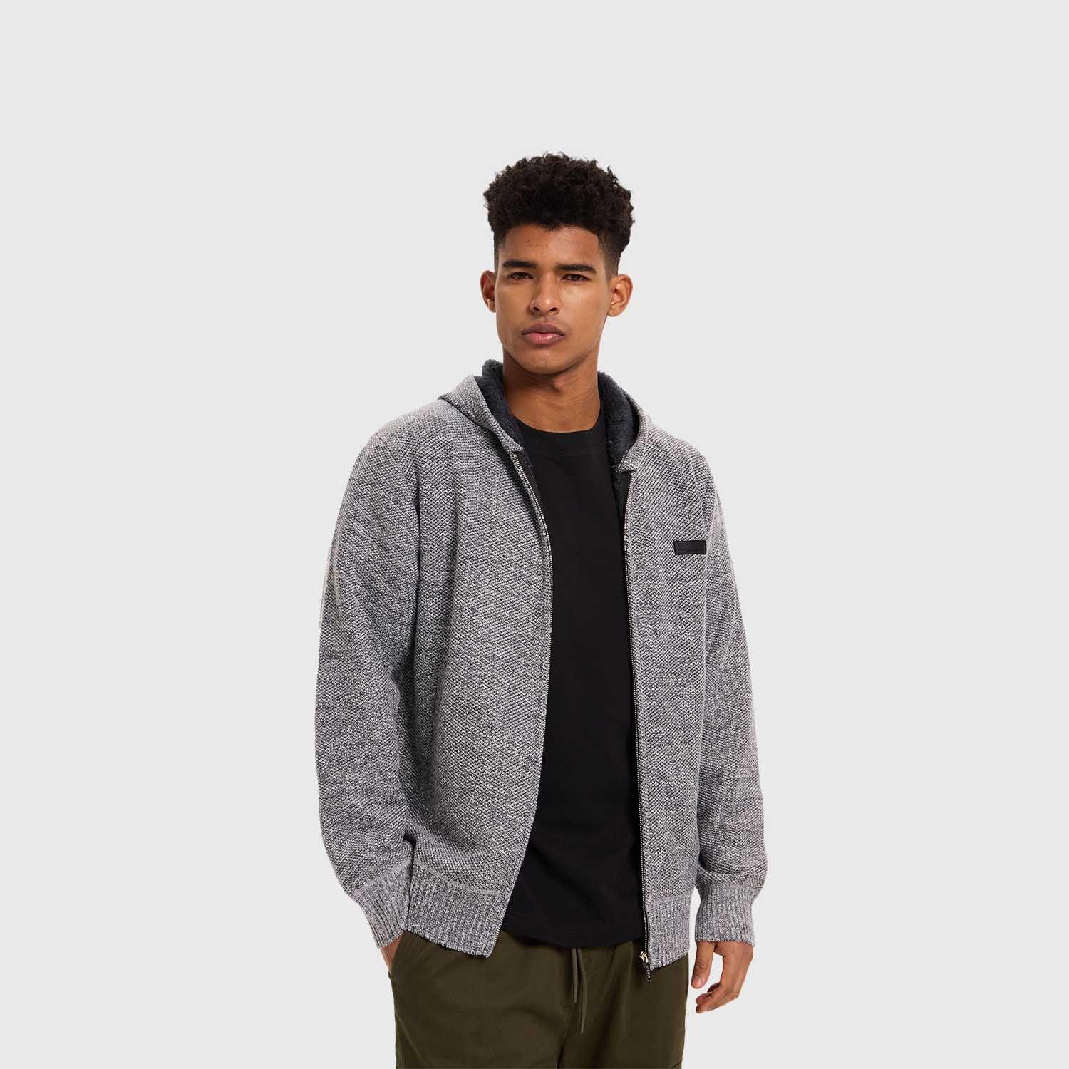 Sweater Hombre Hoodie Gris Fashion's Park-1