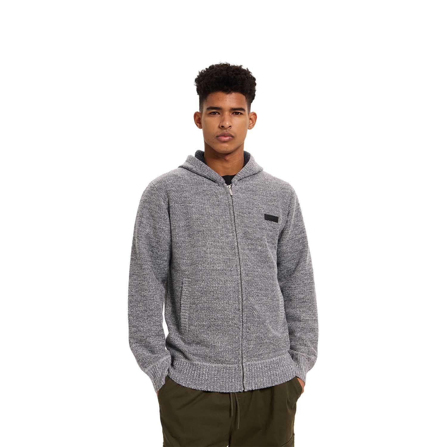 Sweater Hombre Hoodie Gris Fashion's Park-0