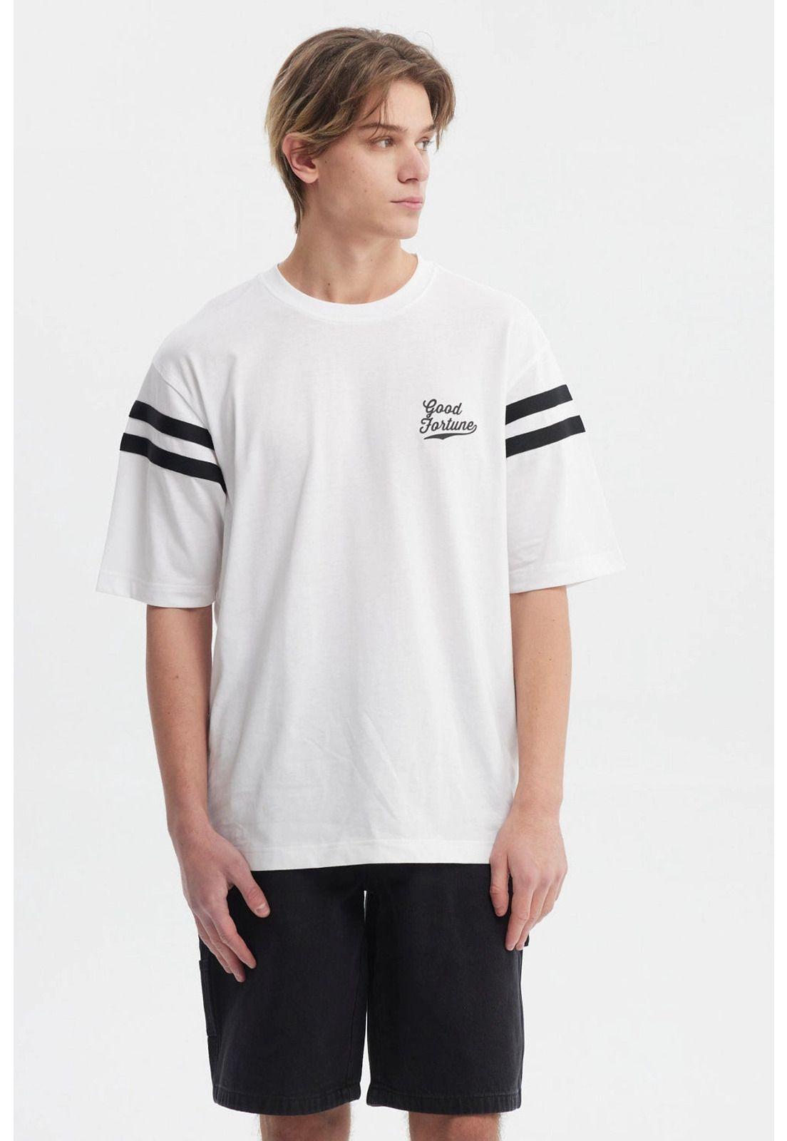 Polera Hombre Oversize Blanco - lX-0