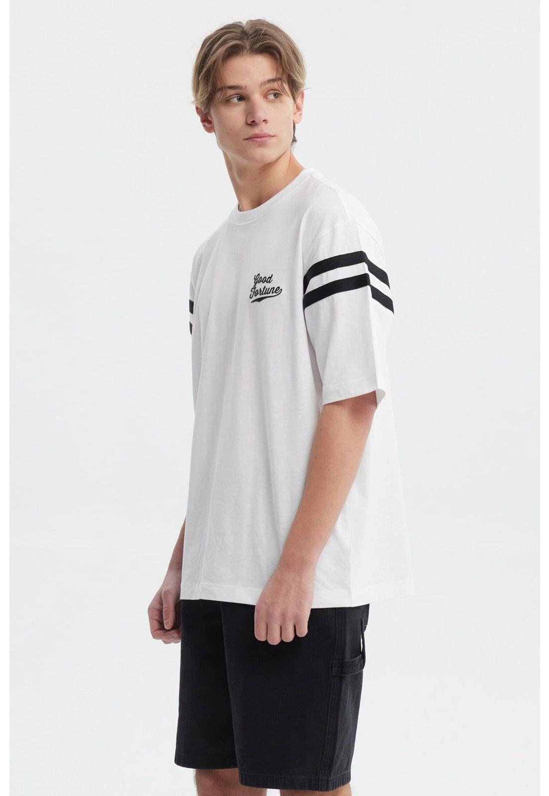 Polera Hombre Oversize Blanco - lX-1