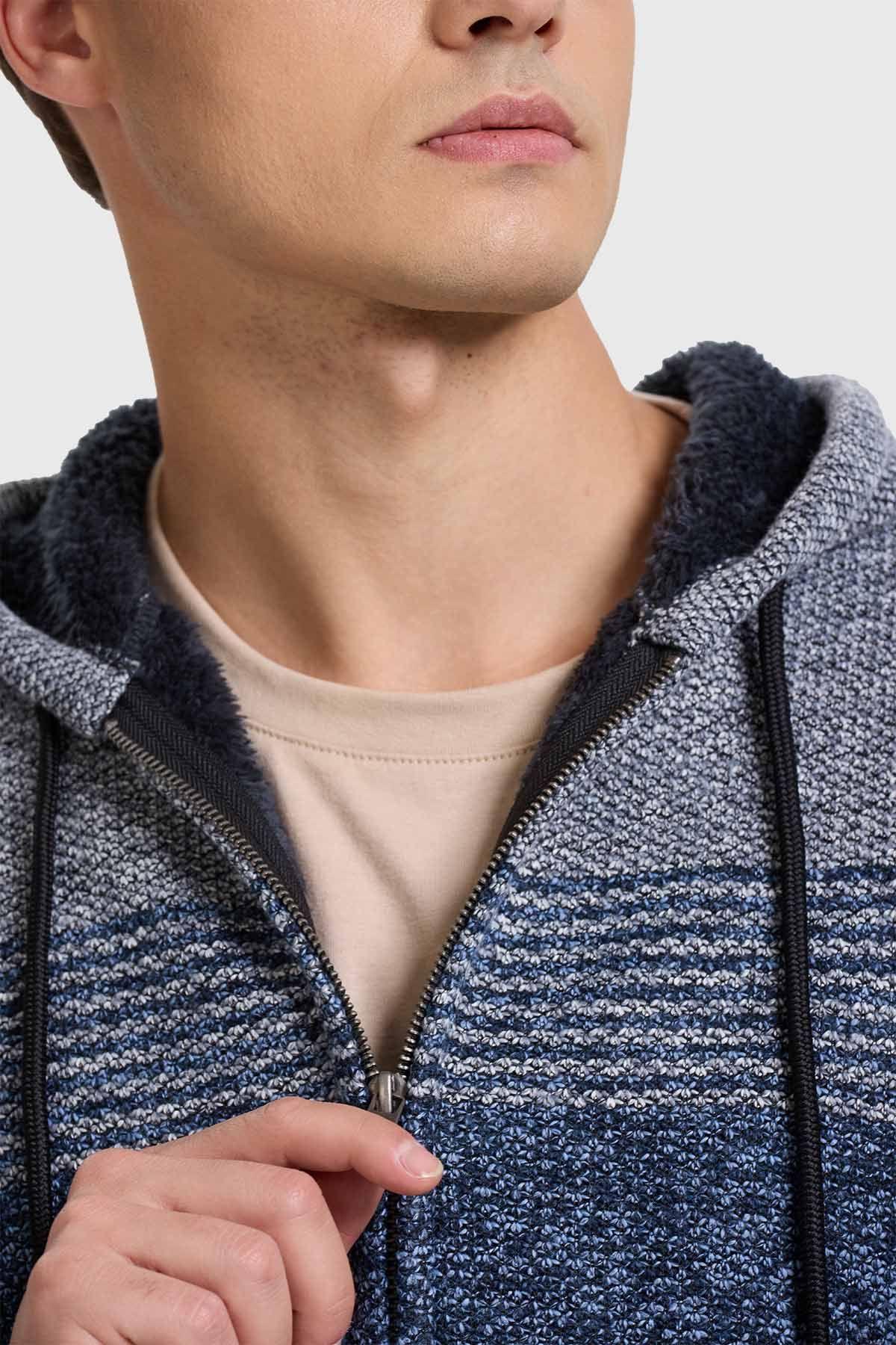 Sweater Hombre Bloque Gris-1