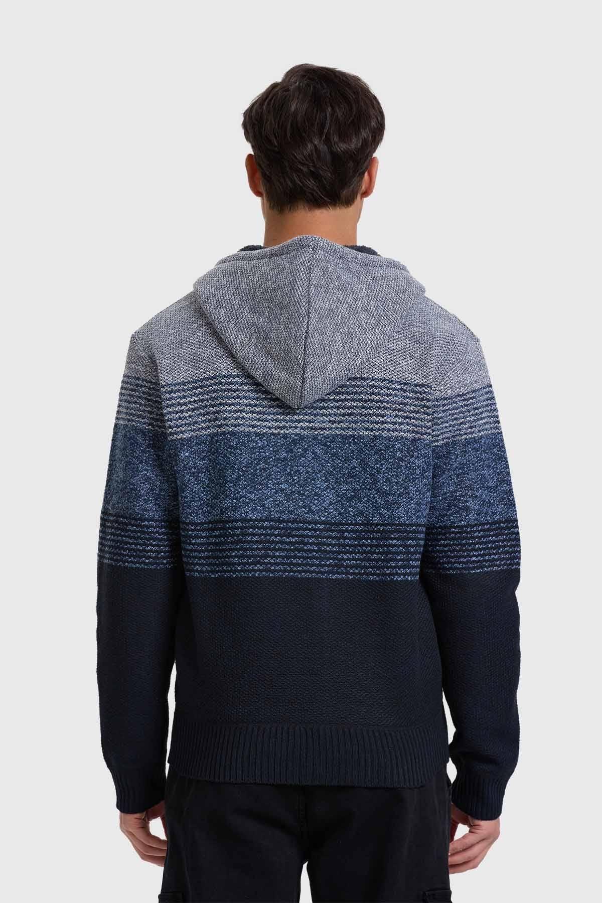 Sweater Hombre Bloque Gris-3