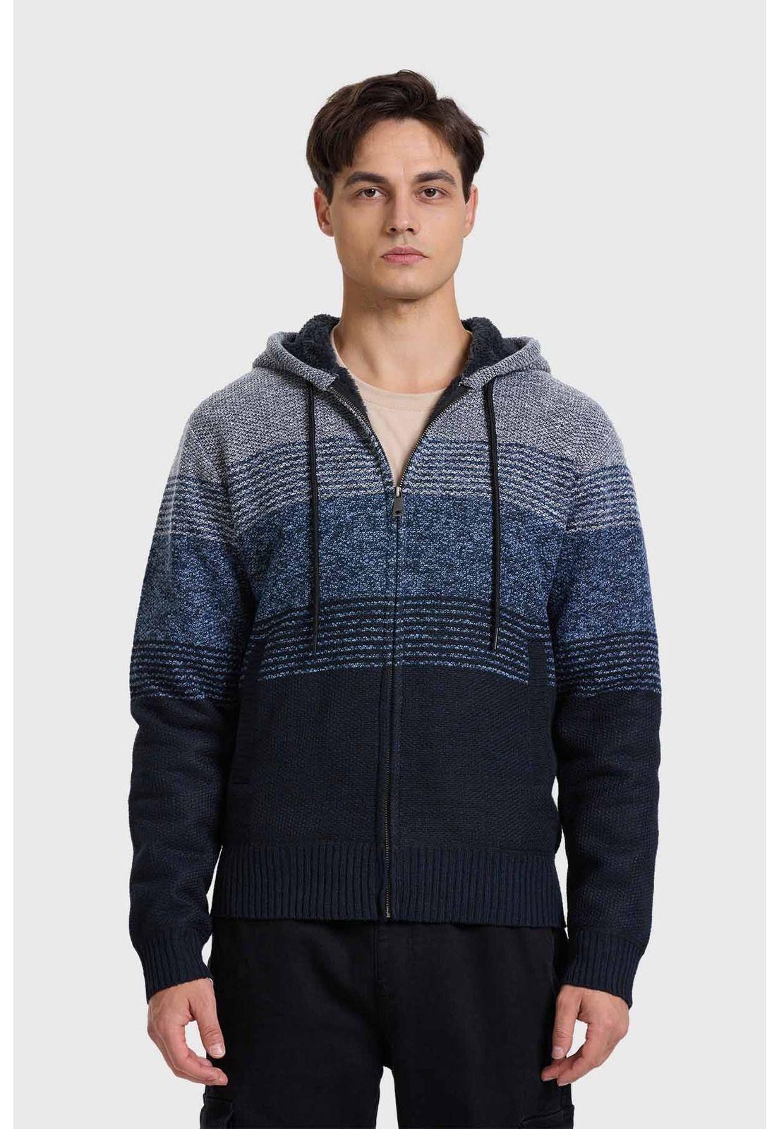 Sweater Hombre Bloque Gris-2