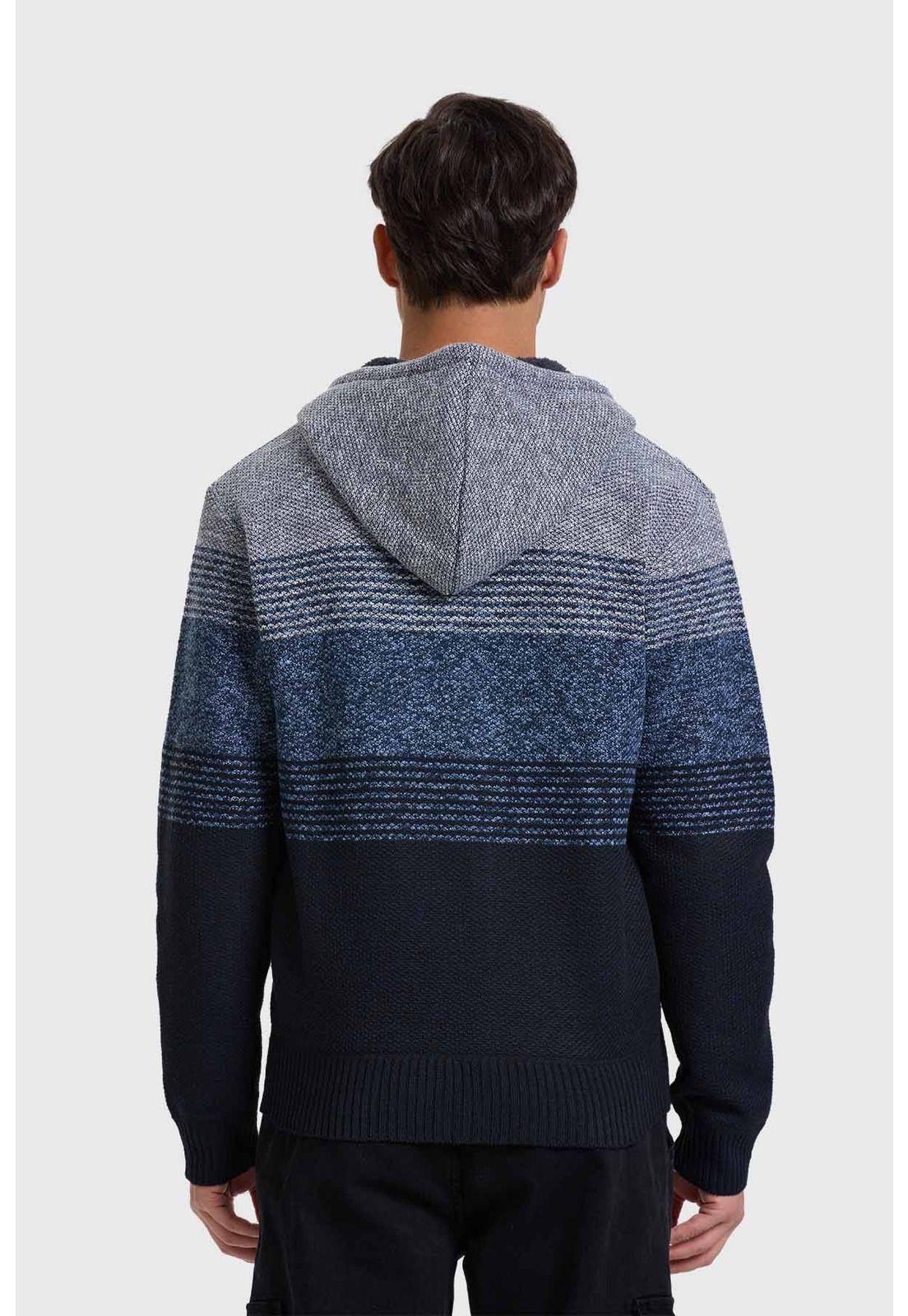 Sweater Hombre Bloque Gris-3