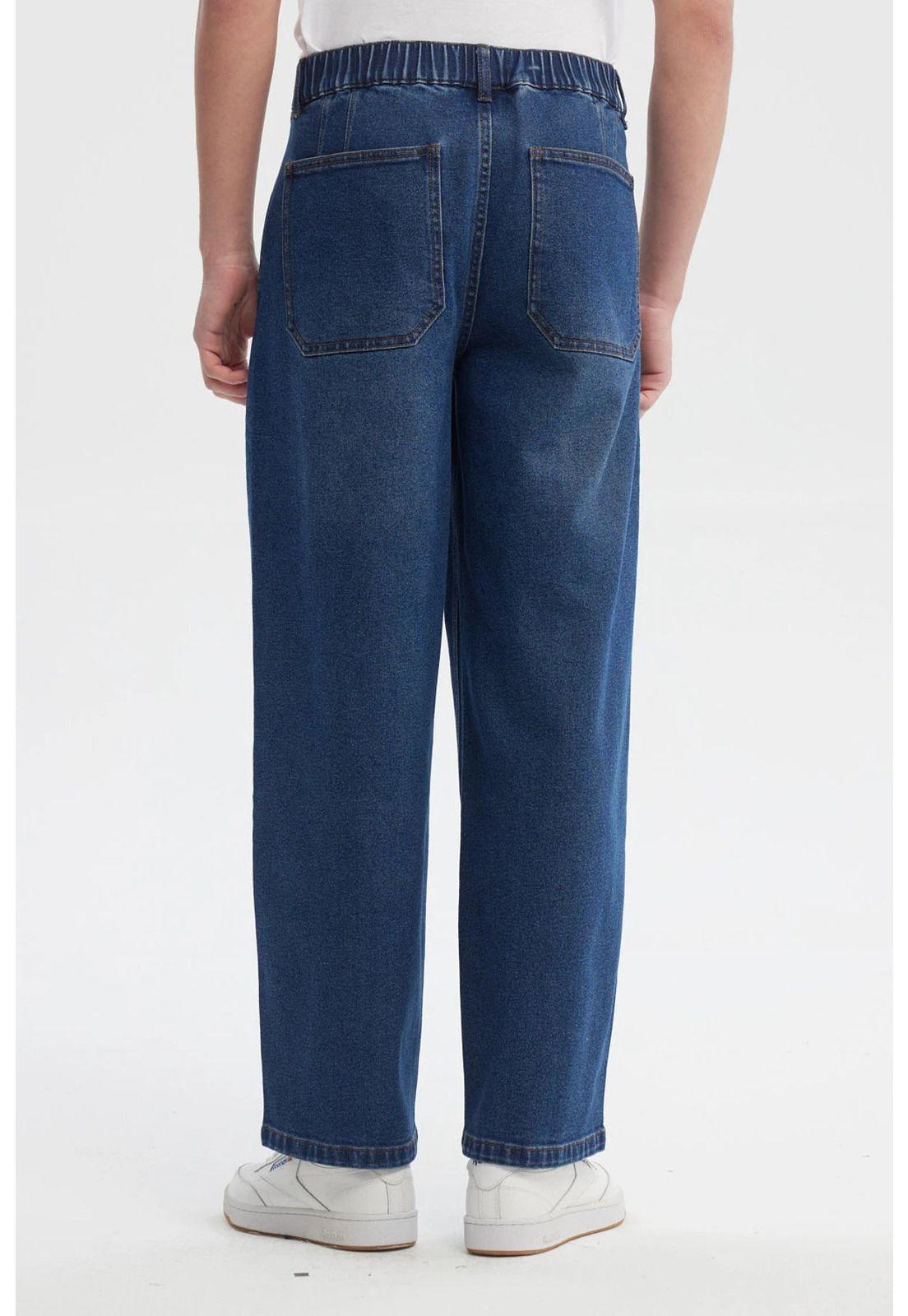 Jeans Hombre Baggy Azul Retro - ll-2