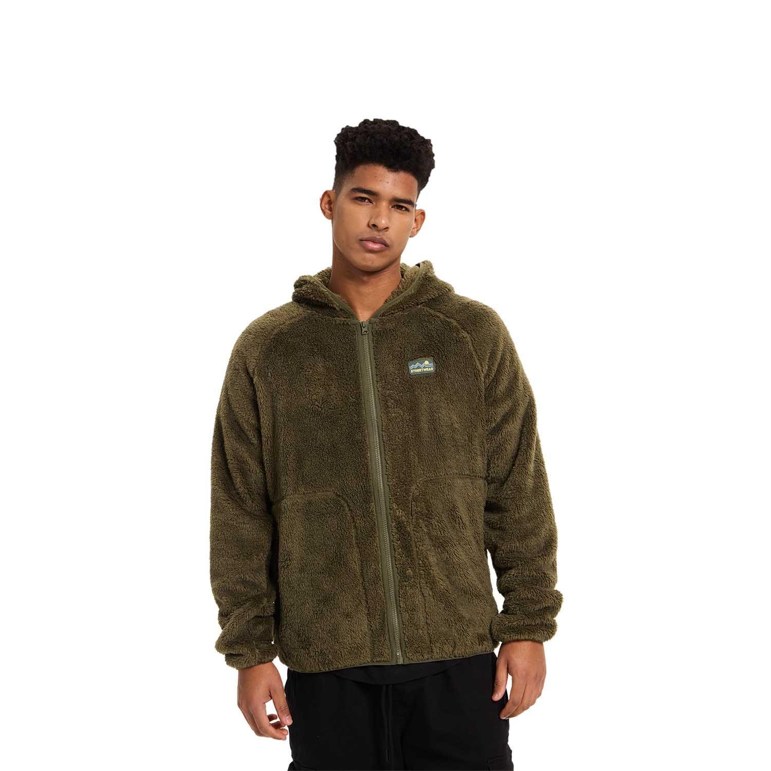 Polar Hombre Peludo Verde Militar Fashion's Park-0