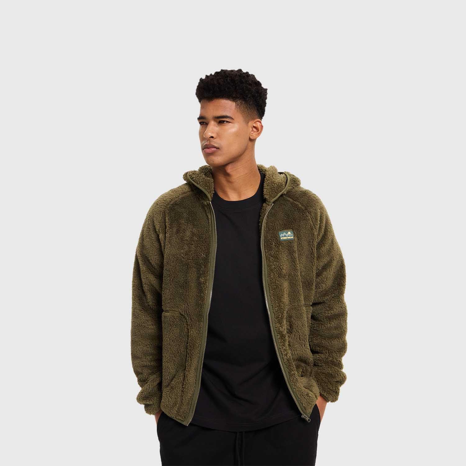 Polar Hombre Peludo Verde Militar Fashion's Park-1