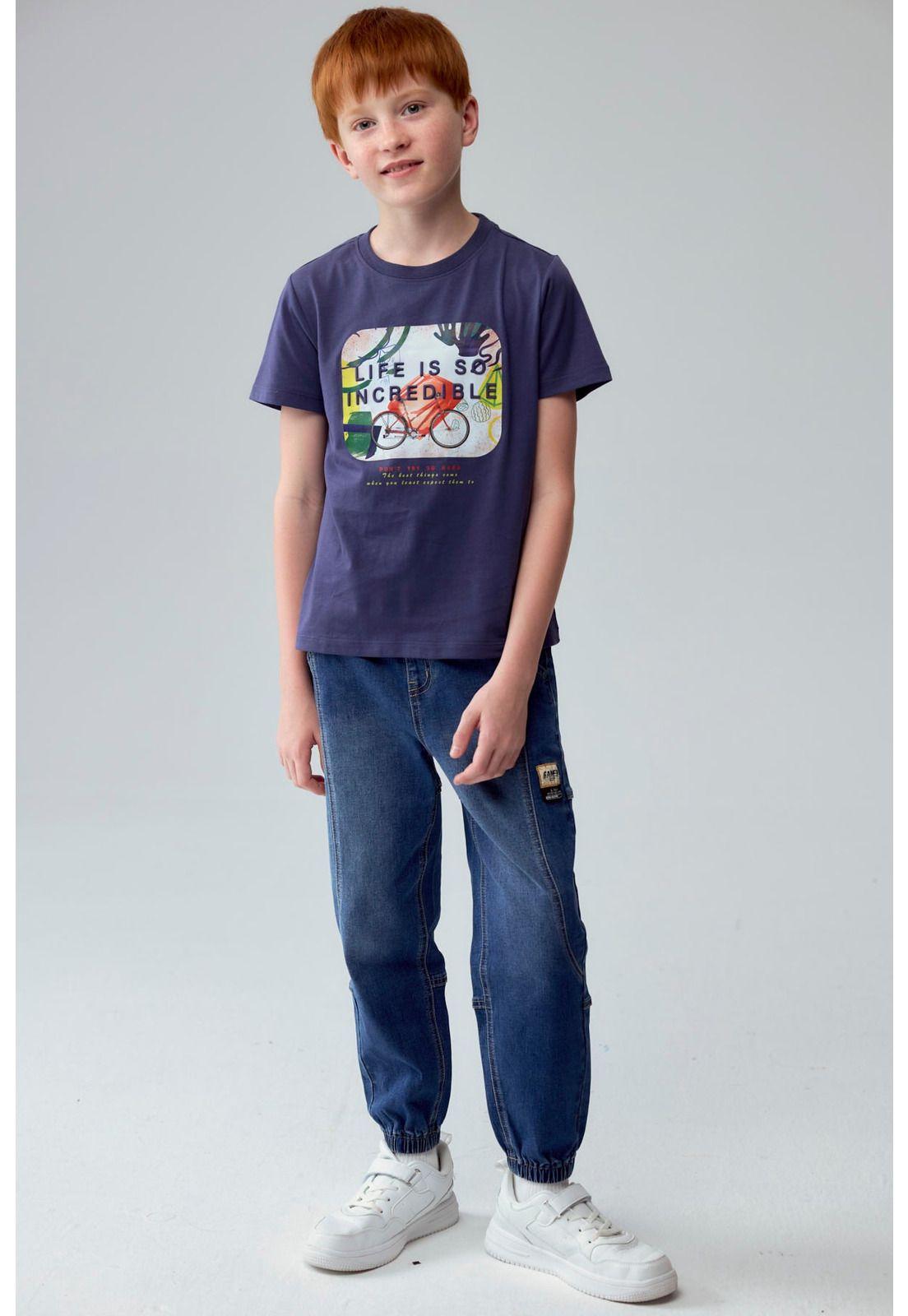 Polera Niño Toddler Print Azul-3